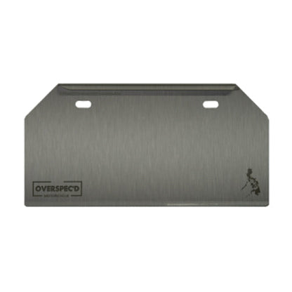 Overspec'D Motorcycle Plate Frame Holder Plain Type 1