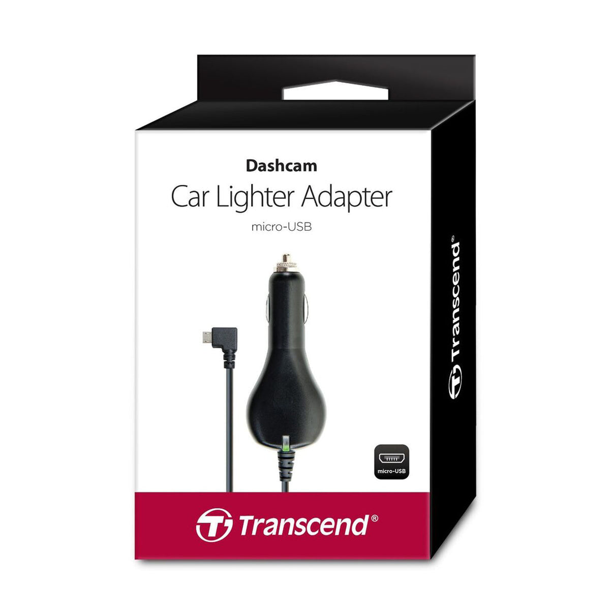 Transcend Car Lighter Adapter Micro-USB for DP10, DP110, DP250, DP550, DP620