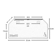 Load image into Gallery viewer, Overspec'D Motorcycle Plate Frame Holder Plain Type 1

