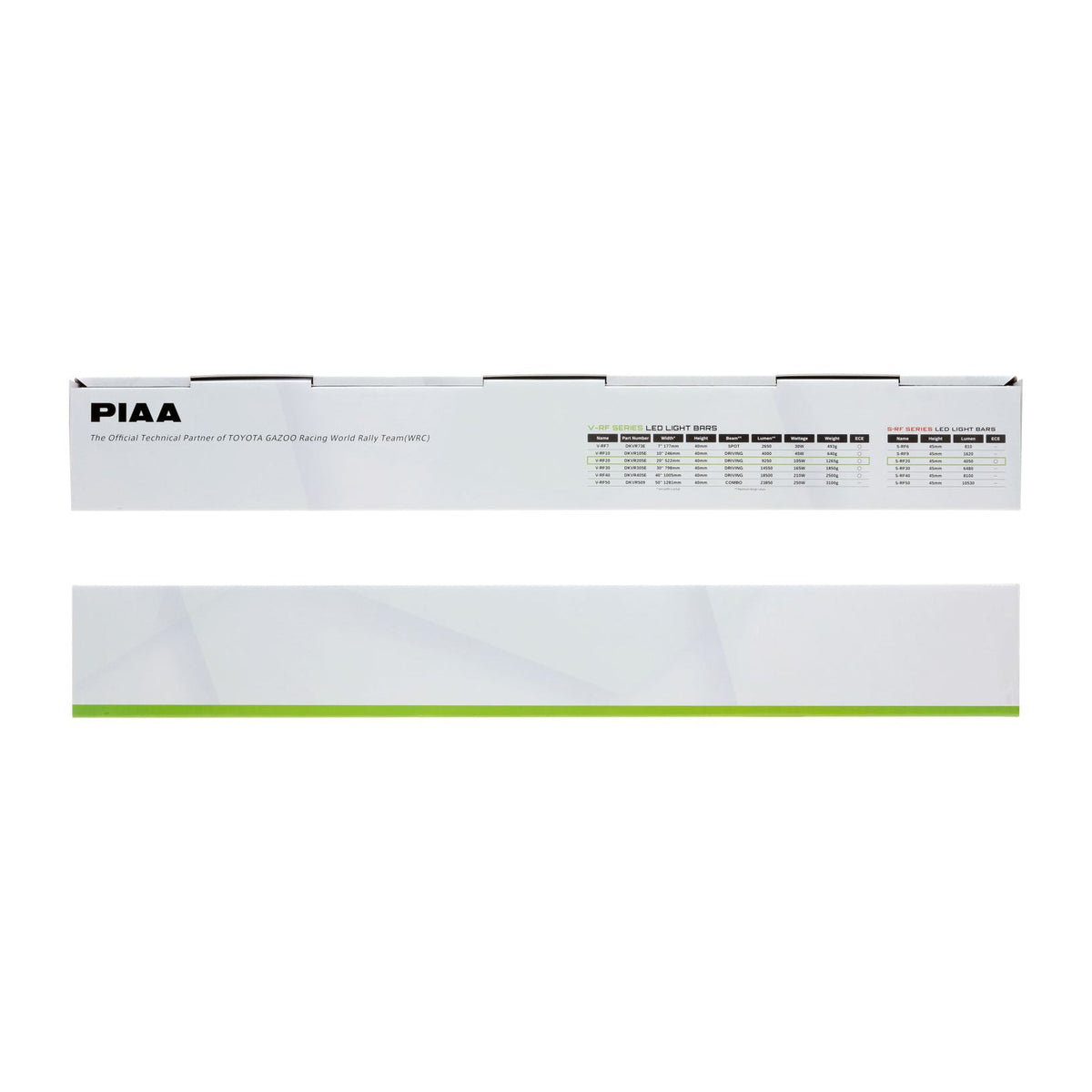 PIAA LED Light Bar V-RF20 Driving Beam 5800K, 12V, 105W 20"