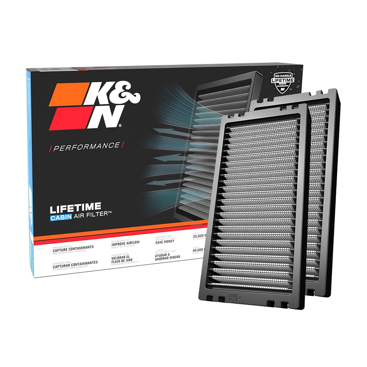 K&N Cabin Filter Washable VF1001