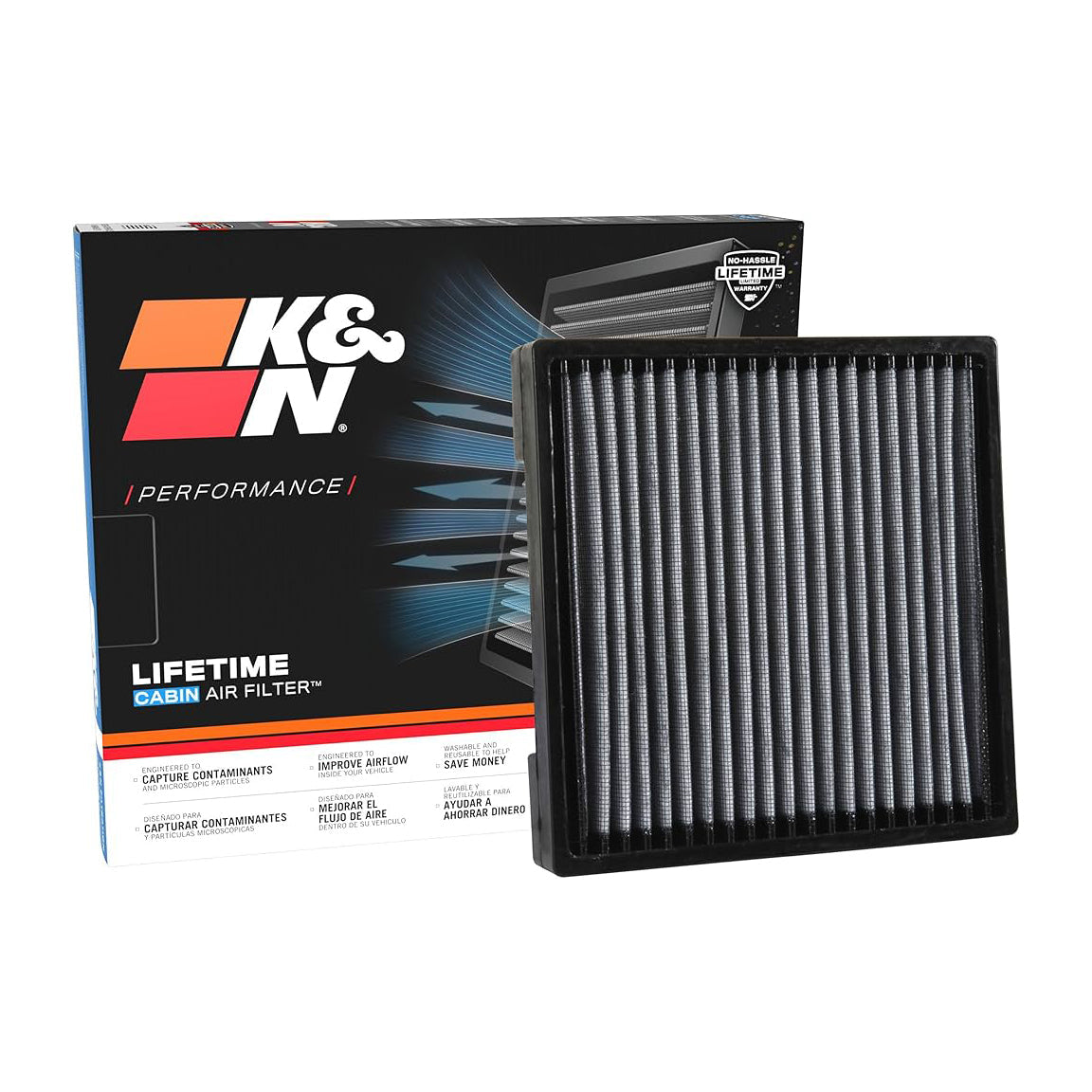 K&N Cabin Filter Washable VF1013