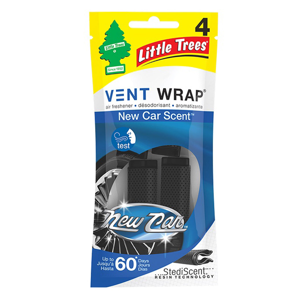 Little Trees Car Air Freshener Vent Wrap 4pcs/pack