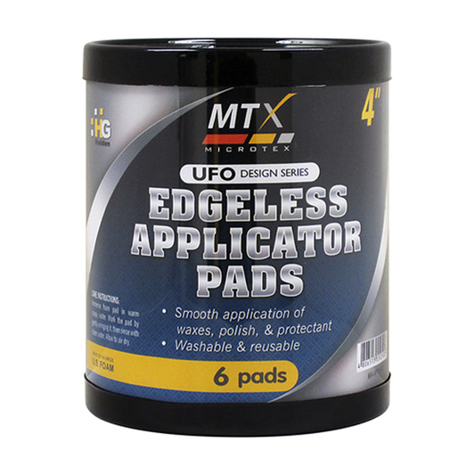 Microtex Edgeless Wax Applicator 6 pcs-US Foam 4"
