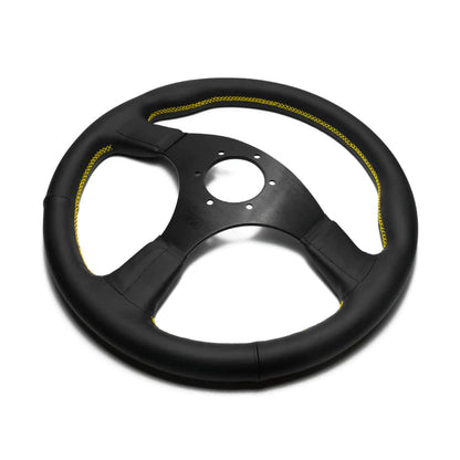 Worksbell Steering Wheel Yellow Stitch 350