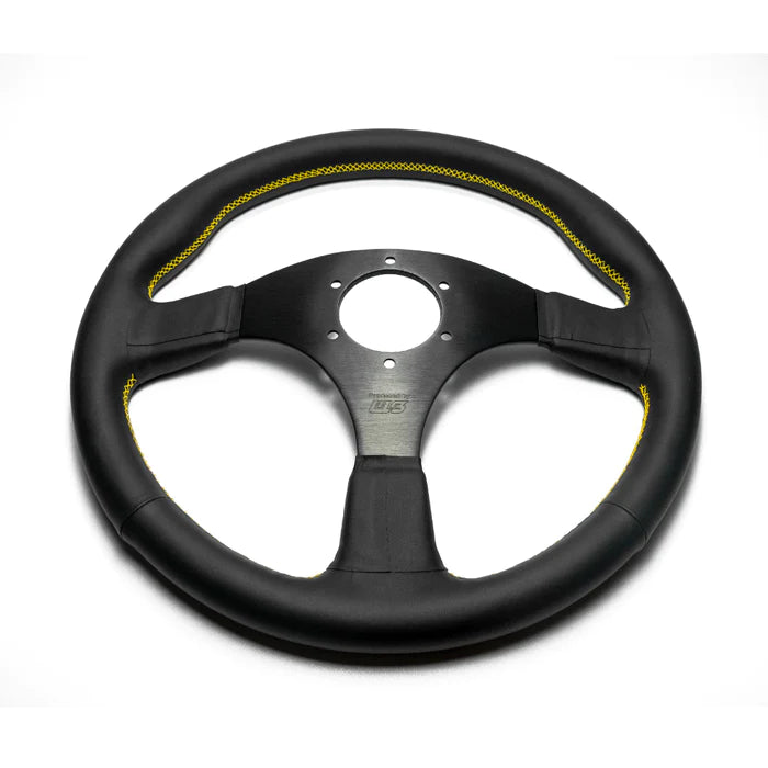 Worksbell Steering Wheel Yellow Stitch 350