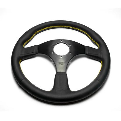Worksbell Steering Wheel Yellow Stitch 350
