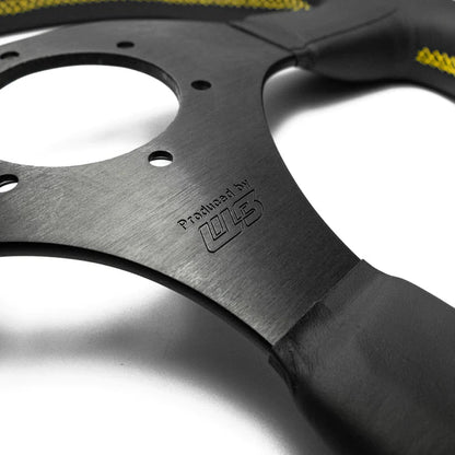Worksbell Steering Wheel Yellow Stitch 350