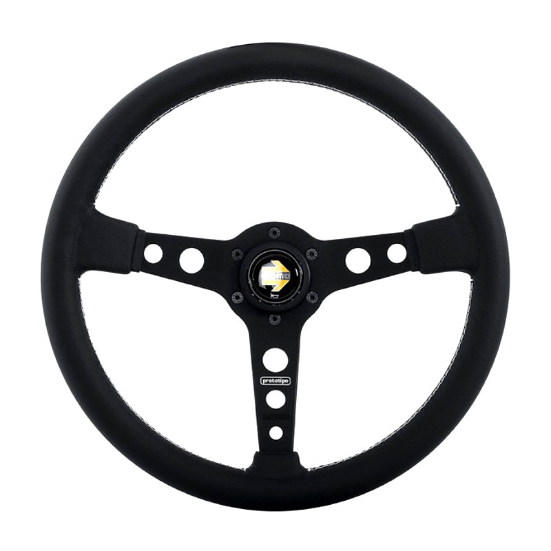 MOMO Steering Wheel Prototipo 370 Black Spoke