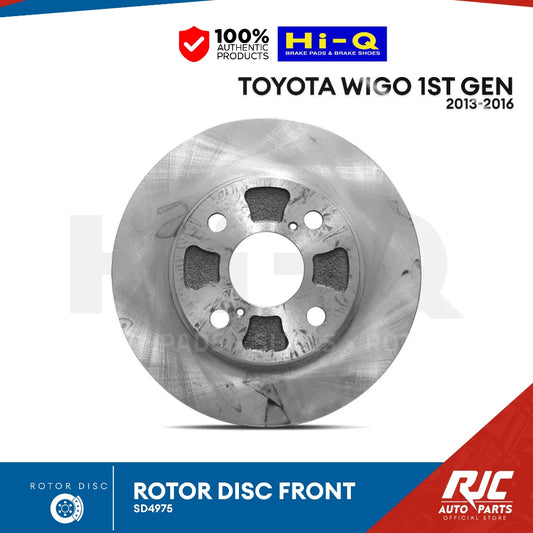Hi-Q Front Rotor Disc for Toyota Wigo 1st Gen '13-16 (SD4975)