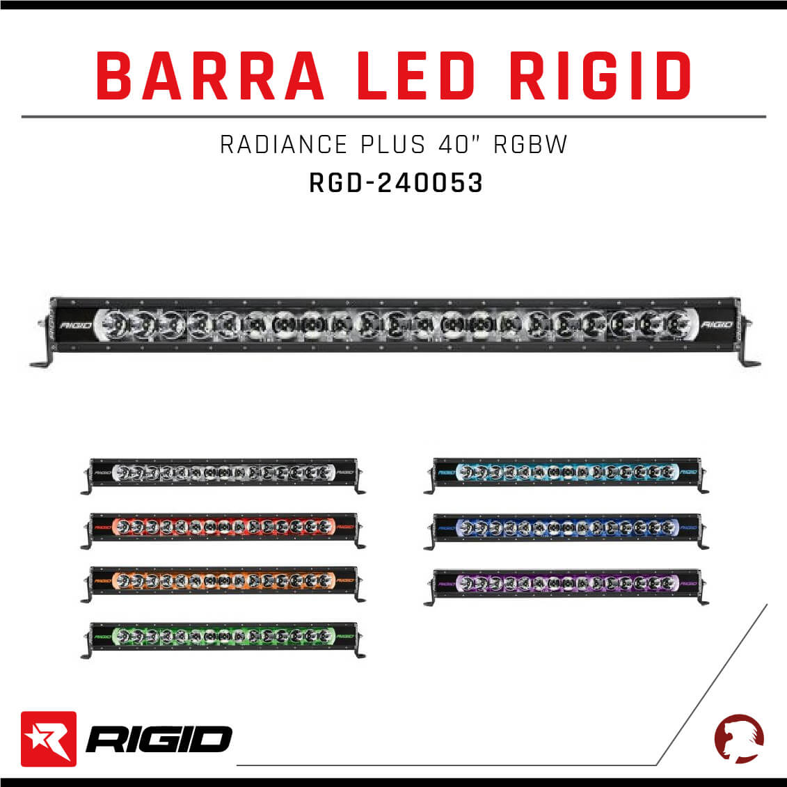 RIGID LED Radiance Plus RGBW 40"