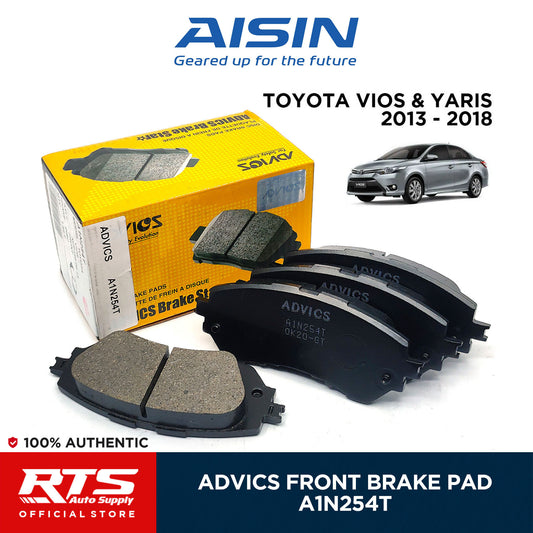 Advics Front Brake Pad T-Series for Toyota Vios Superman 2015 - 2018