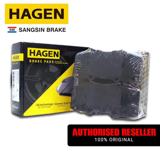 Hagen Front Brake Pad GP1484 for Toyota HI-lux Vigo 4x4 '08-up, Toyota Fortuner '12-up