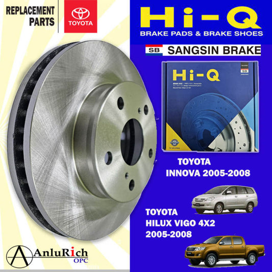 Hi-Q Front Rotor Disc for Toyota Innova '16- (SD4976)