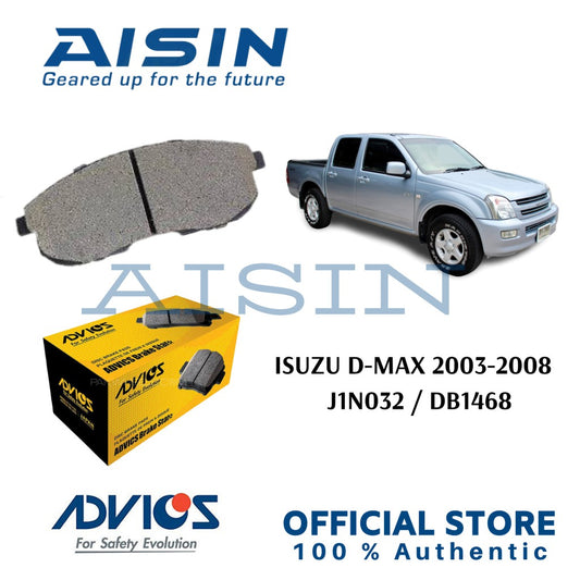 Advics Front Brake Pad T-Series for Isuzu D-Max / Alterra 2003 - 2008