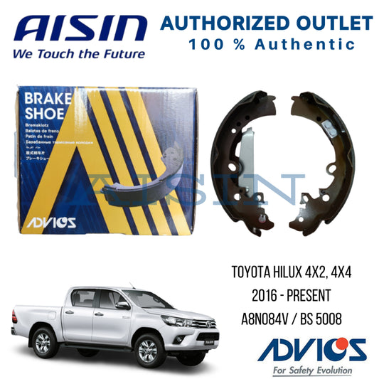 Advics Brake Shoe for Fortuner, Hilux 4x4 '05-'15