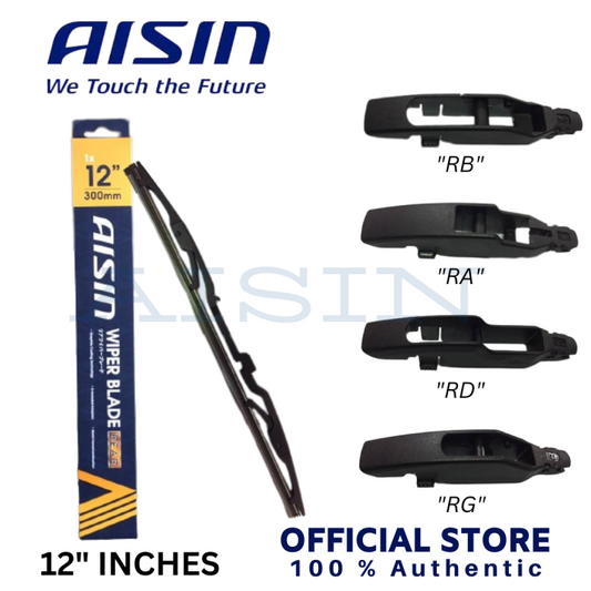 Aisin Rear Wiper Blade Standard Type 12 inch / 300 mm
