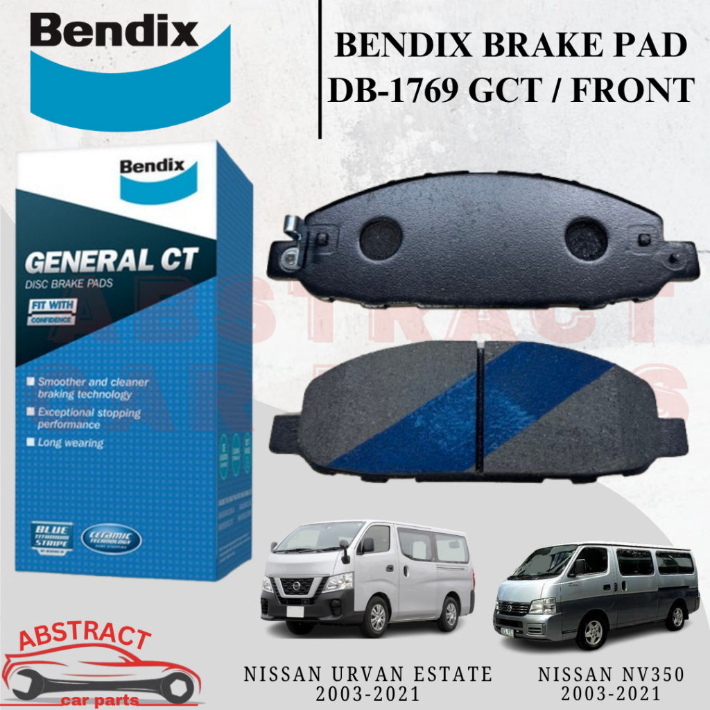 Advics Front Brake Pad T-Series for Nissan Urvan Estate / NV350 2003 - 2006