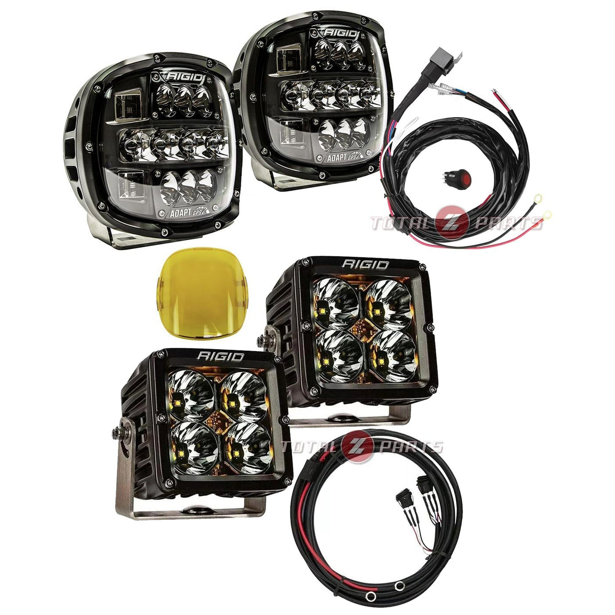 RIGID LED Adapt XP with Dual Light 3 Wire Harness