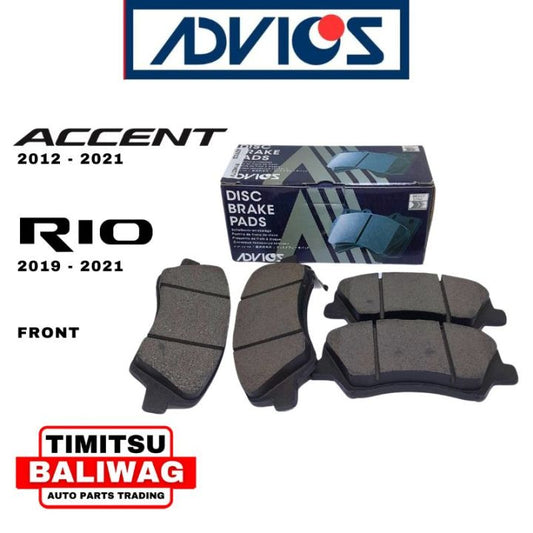 Advics Front Brake Pad T-Series for Hyundai Accent, Rio 2006 - 2010