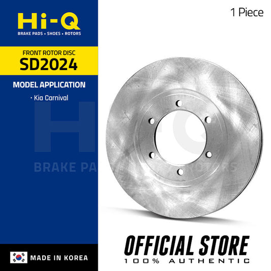 Hi-Q Front Rotor Disc for Kia Carnival (SD2024)