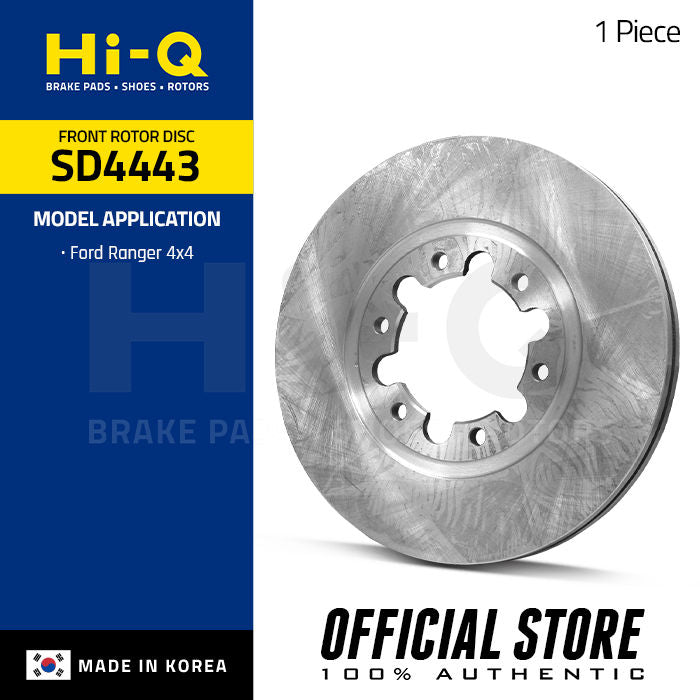 Hi-Q Front Rotor Disc for Ford Ranger 4x4 (SD4443)