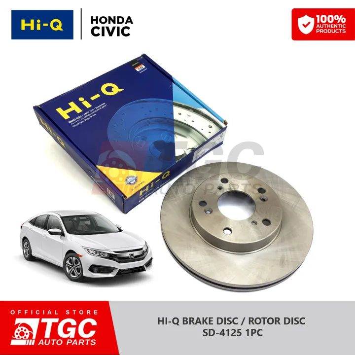 Hi-Q Rear Rotor Disc for Honda CIvic FD '06-12 (SD4123)