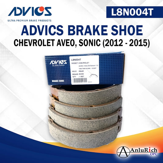 Advics Brake Shoe for Sonic, Aveo '12-'15