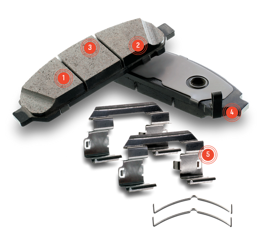 Advics Rear Brake Pad T-Series for Ford Focus 2005 - 2011