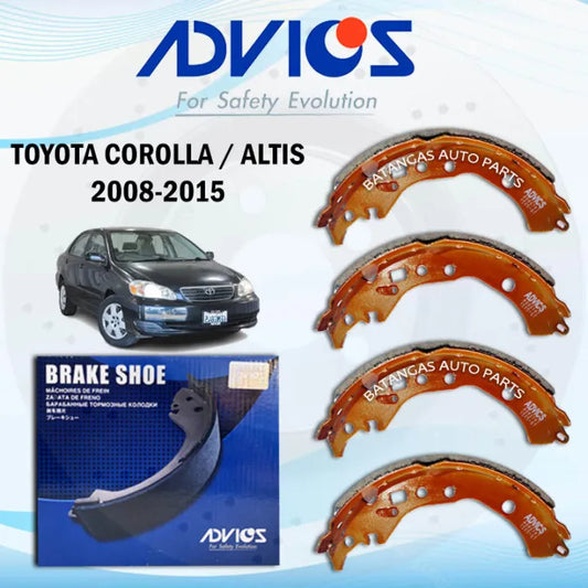 Advics Brake Shoe for Corolla Altis '08-'15