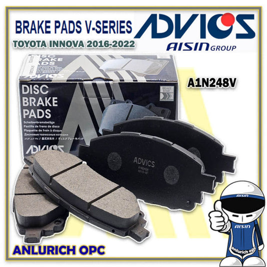 Advics Front Brake Pad T-Series for Toyota Innova 2013 - 2016