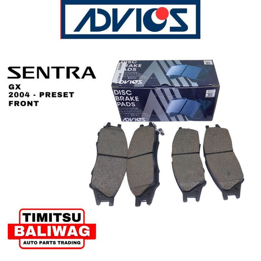 Advics Front Brake Pad T-Series for Nissan Sentra Exalta Grandeur, Cefiro 2001 - 2003