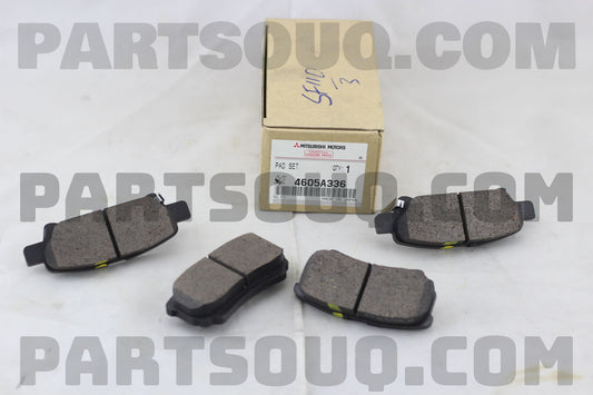 Advics Rear Brake Pad T-Series for Mitsubish Lancer MX 1999 - 2002