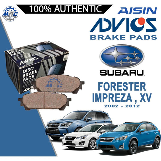 Advics Front Brake Pad T-Series for Subaru Impreza 1992 - 2007