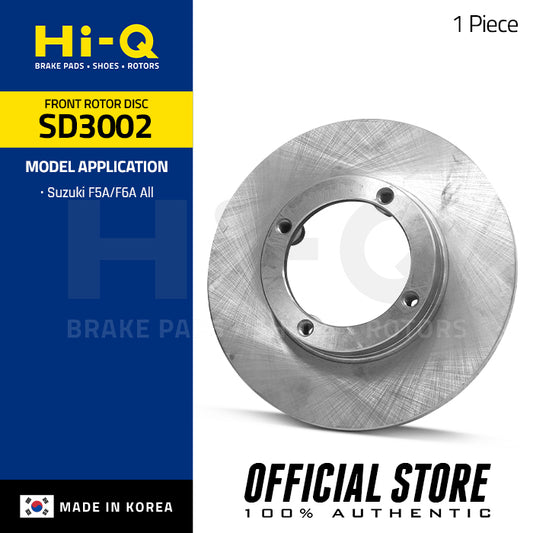 Hi-Q Front Rotor Disc for Suzuki F5A-F6A ALL (SD3002)