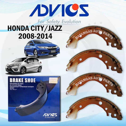 Advics Brake Shoe for City, Jazz '08-'14