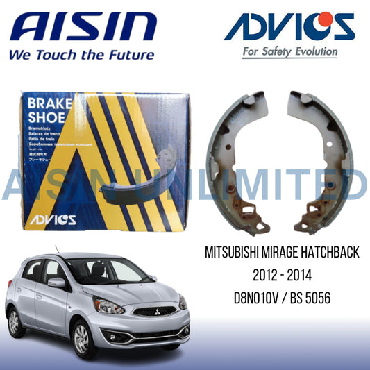 Advics Brake Shoe for Mirage Hatchback '12-'17