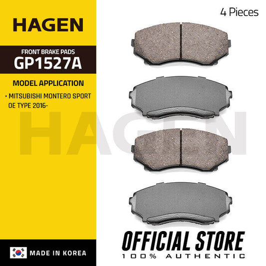 Hagen Front Brake Pad GP1527A for Mitsubishi Montero Sport OE Type '16-up