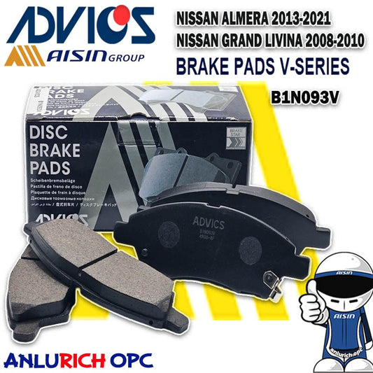 Advics Front Brake Pad T-Series for Nissan Grand Livina, Almera 2008 - 2010
