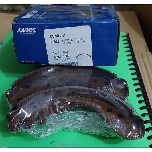 Advics Brake Shoe for Jazz GE '07-'13
