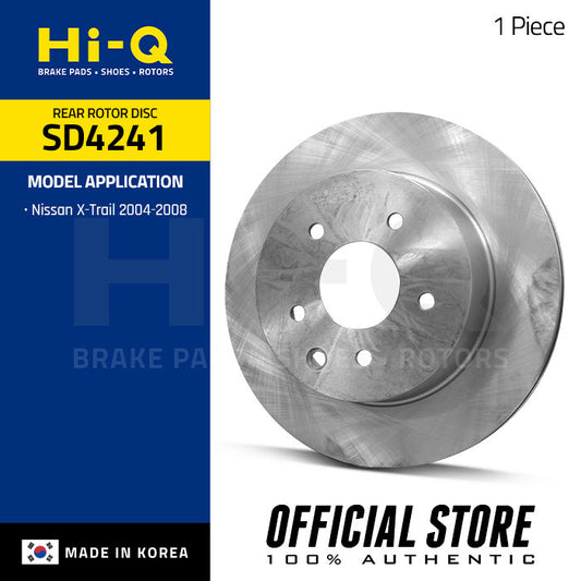 Hi-Q Rear Rotor Disc for Nissan X-trail '04-08 (SD4241)