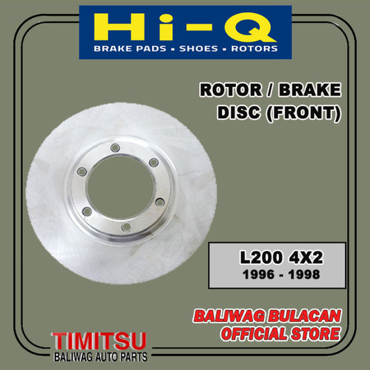 Hi-Q Front Rotor Disc for Mitsubishi L200 4x2 (SD4321)
