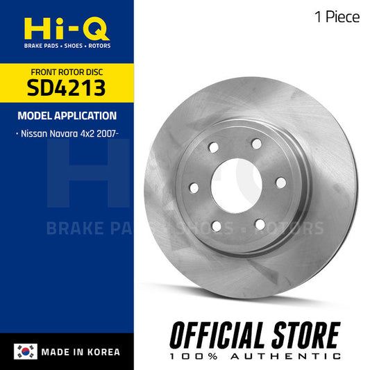 Hi-Q Front Rotor Disc for Nissan Navara 4x2 '07- (SD4213)