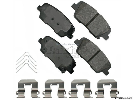 Advics Rear Brake Pad T-Series for Hyundai Santa Fe, Tucson 2003 - 2006