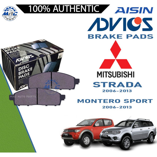 Advics Front Brake Pad T-Series for Mitsubishi Montero Sport, Strada Pickup, Fuzion 2006 - 2013