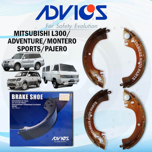 Advics Brake Shoe for L300, Delica, Adventure, Montero Sport, Pajero