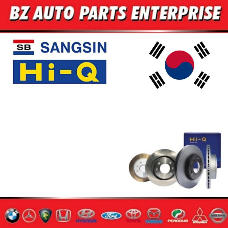 Hi-Q Front Rotor Disc for Hyundai Accent Crdi '06-11, Kia RIo '08-11 (SD2028)